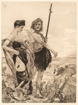 Lot 215 - Klinger (Max 1857-1920). Two etchings from Vom Tode Zweiter Teil, 1890