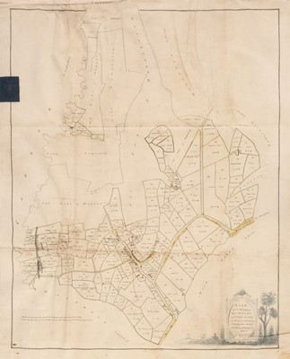 Lot 99 - Estate Plan. Bailey & Brown (Surveyors), Plan of the Township of Brisley..., 1800