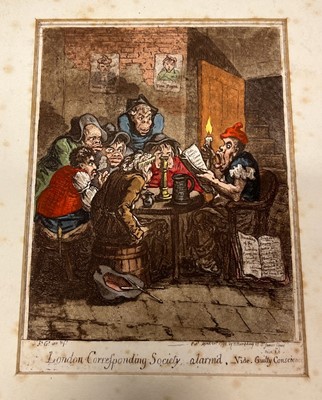 Lot 262 - Gillray (James). London Corresponding Society alarm'd - Vide Guilty Consciences, 1798