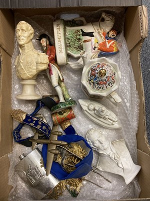 Lot 543 - Duke of Wellington. A large collection of mixed Duke of Wellington collectables