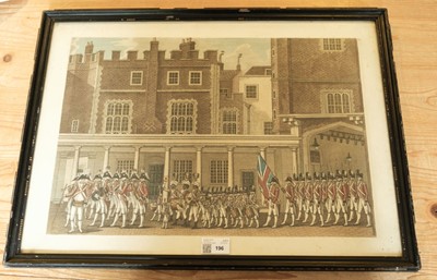 Lot 196 - Grenadier Guards. Guards Mounting, St. James's Palace, circa 1790