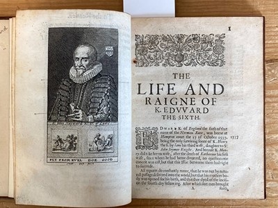 Lot 340 - Hayward (John). The Life, and Raigne of King Edward the Sixt, 1630