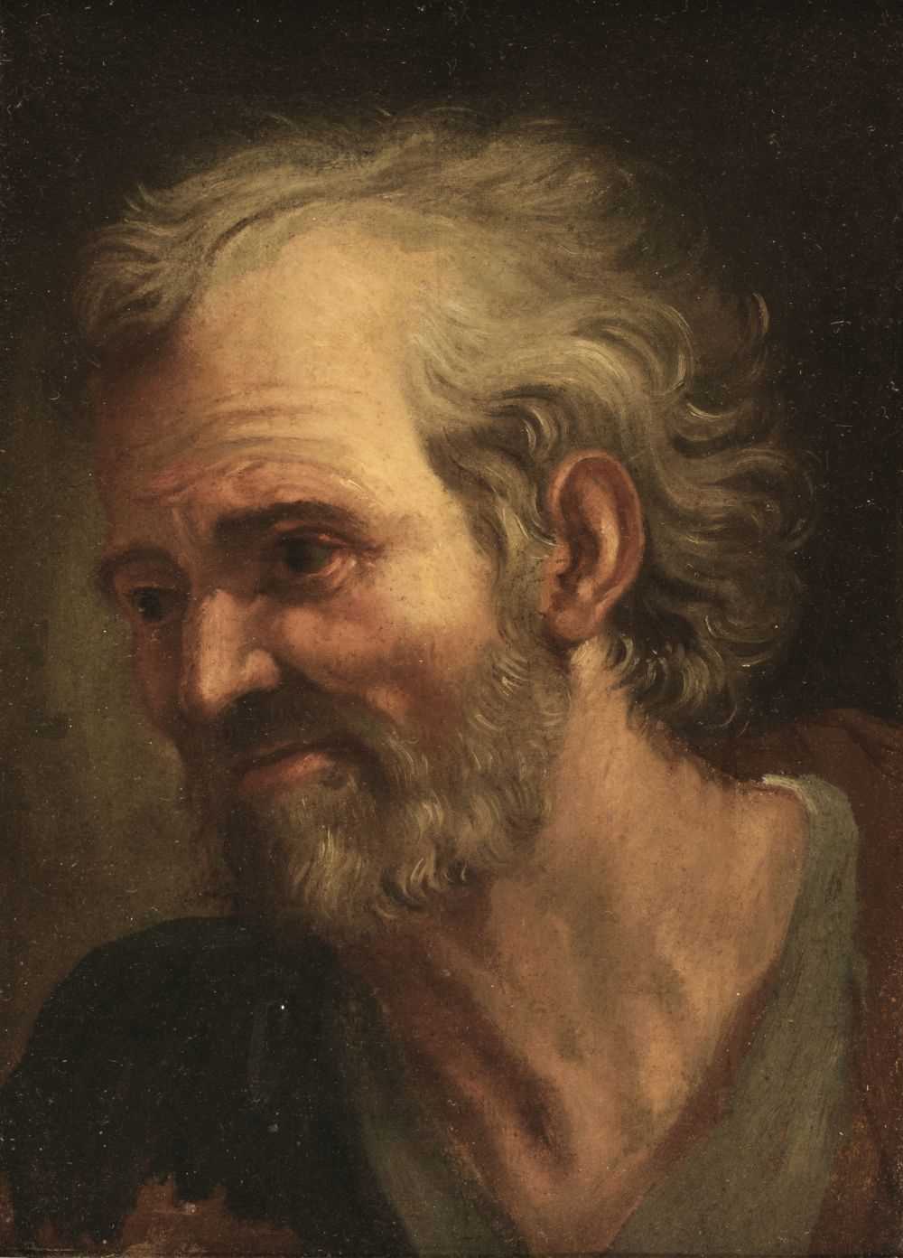 Lot 62 - Italian School. Head of an Old Man, second half 17th century