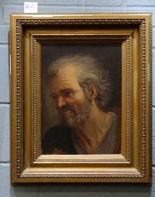 Lot 62 - Italian School. Head of an Old Man, second half 17th century
