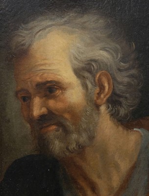Lot 62 - Italian School. Head of an Old Man, second half 17th century