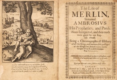 Lot 342 - Heywood (Thomas). The Life of Merlin, Sirnamed Ambrosius, 1641