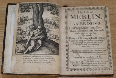 Lot 342 - Heywood (Thomas). The Life of Merlin, Sirnamed Ambrosius, 1641