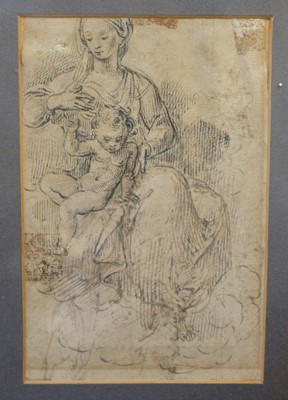 Lot 78 - Florentine School. Virgin and Child, late 16th century