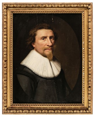 Lot 58 - Delff (Jacob Willemsz., 1619-1661) Portrait of Hugo Grotius, circa 1635, oil on wood panel
