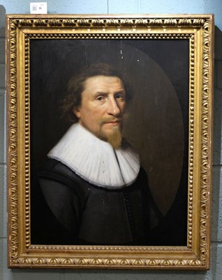 Lot 58 - Delff (Jacob Willemsz., 1619-1661) Portrait of Hugo Grotius, circa 1635, oil on wood panel