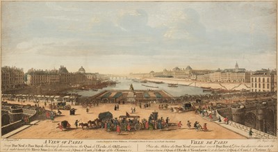 Lot 124 - Paris. Angier (P.), A View of Paris, Robert Wilkinson, Bowles & Carver, circa 1770