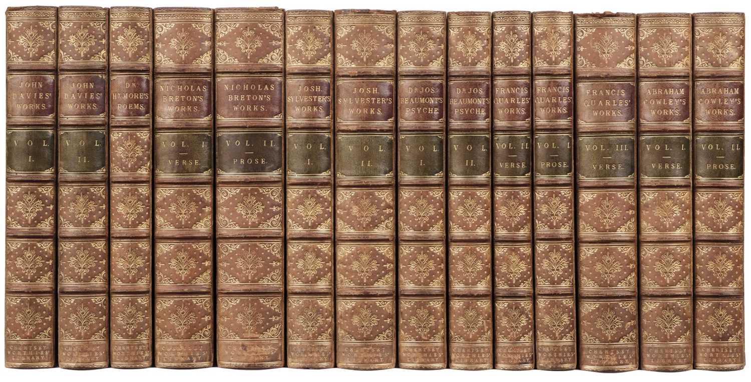 Lot 385 - Grosart (Alexander B., edit.). Chertsey Worthies' Library, 14 vols., 1878-81