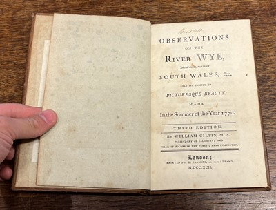 Lot 39 - Gilpin (William). Observations ... Mountains, and Lakes of Cumberland ... Westmorland, 2 vols., 1792