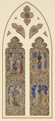 Lot 191 - Hardman & Co. 2-light stained glass window in Minchinhampton Church, circa 1877