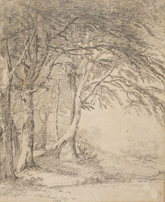 Lot 67 - Attributed to Richard Cooper, Junior (1740-1822). New Forest, 1807, pencil on paper & 1 other