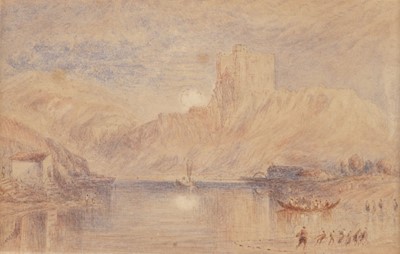 Lot 178 - Turner (after, Joseph Mallord William ,1775-1851). Norham Castle: Moonrise, circa 1850