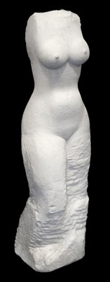 Lot 402 - Manner of Eric Gill (1882-1840). Female Nude, carved stone