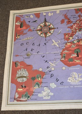Lot 83 - Boucher (Lucien). Air France Reseau Aerien Mondial, Paris, circa 1935