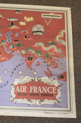 Lot 83 - Boucher (Lucien). Air France Reseau Aerien Mondial, Paris, circa 1935