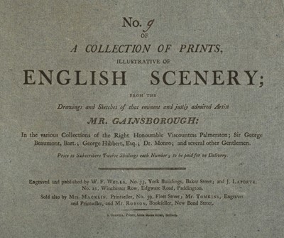 Lot 206 - Wells (W. F., 1762-1836) & Laporte (John, 1761-1839). A Collection of Prints