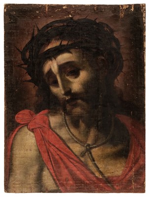 Lot 68 - After Luis de Morales (1509-1586). Christ as the Man of Sorrows, 18th century