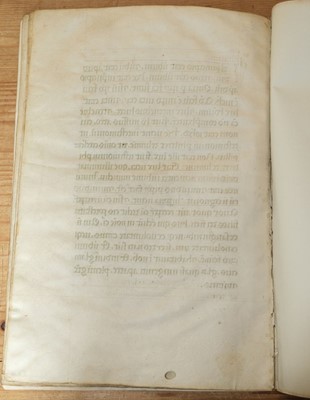 Lot 331 - Missal Leaves. Six manuscript missal leaves on vellum, circa 1350