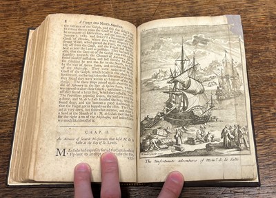 Lot 13 - Hennepin, Louis. A New Discovery of a vast Country in America, 2 vols in 1, 2nd edition, 1699