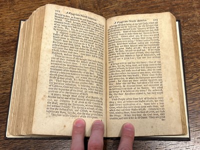 Lot 13 - Hennepin, Louis. A New Discovery of a vast Country in America, 2 vols in 1, 2nd edition, 1699