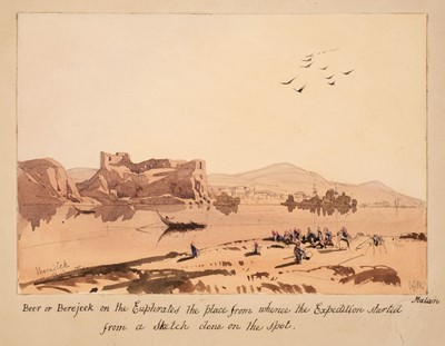 Lot 214 - Malan (Solomon Caesar, 1812-1894). 'The Sea of Galilee from a sketch done on the spot