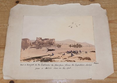 Lot 214 - Malan (Solomon Caesar, 1812-1894). 'The Sea of Galilee from a sketch done on the spot