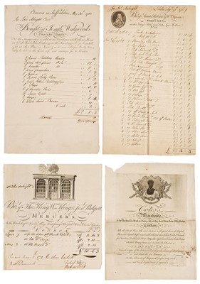 Lot 314 - Receipts. A group of 10 receipts made out to Sir John Sebright (1692-1736)