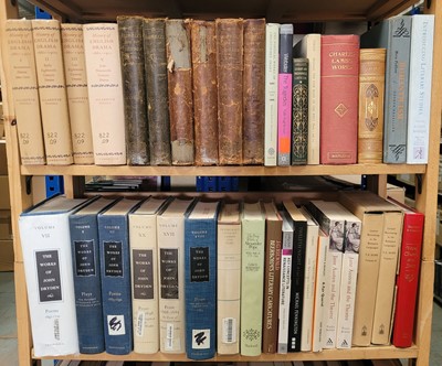 Lot 525 - Literature. A large collection of literary works, letters & biography