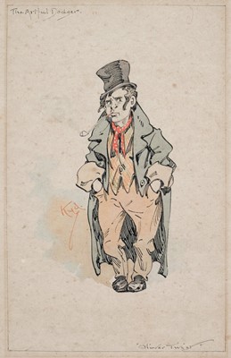 Lot 78 - Clarke (Joseph Clayton,'Kyd', 1856-1937). 5 original watercolour illustrations, circa 1900-30