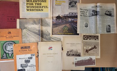 Lot 539 - GWR. A large archive of GWR reference & ephemera