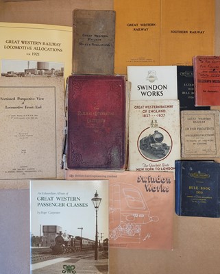 Lot 539 - GWR. A large archive of GWR reference & ephemera