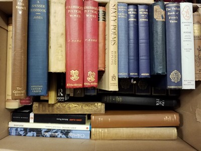 Lot 421 - Poetry. A large collection of modern poetry, poets & plays reference