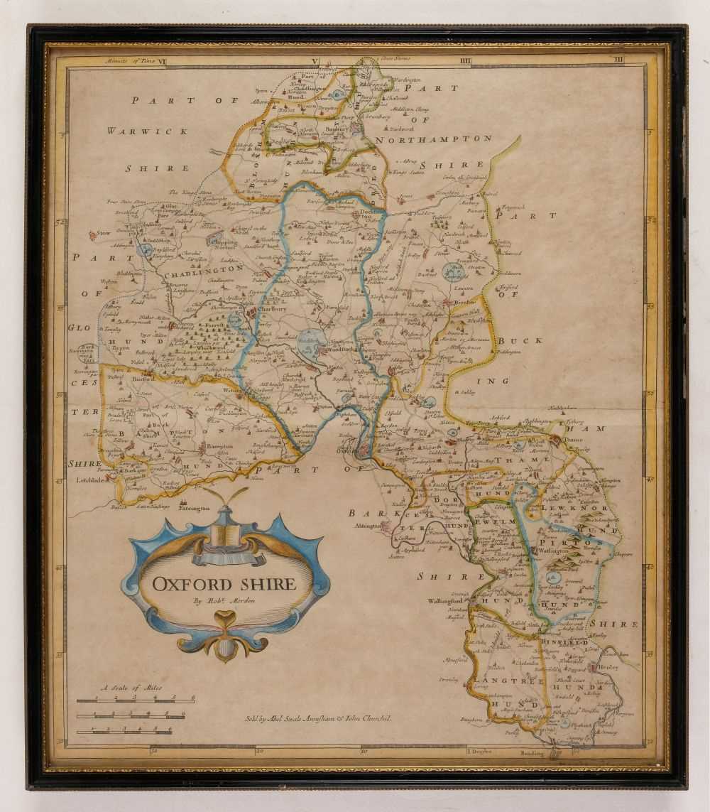 Lot 42 - Morden (Robert). Oxford Shire [and] Warwickshire [1695 or later]