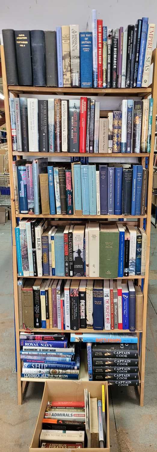 Lot 554 - Naval. A large collection of modern naval & maritime reference