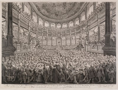 Lot 166 - Worlidge (Thomas). Interior of the Sheldonian Theatre, 1761