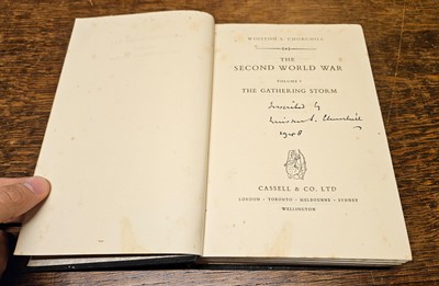 Lot 391 - Churchill (Winston S.) The Second World War, volume 1 only, 1948