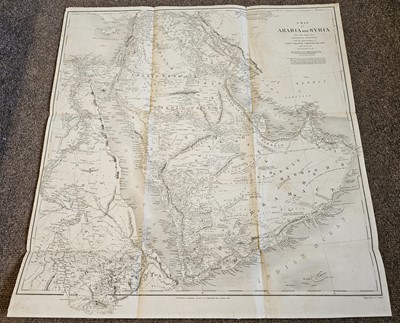 Lot 196 - Arabia. Chesney (Lieut. Colonel), A Map of Arabia and Syria..., 1849