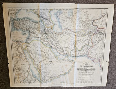 Lot 196 - Arabia. Chesney (Lieut. Colonel), A Map of Arabia and Syria..., 1849