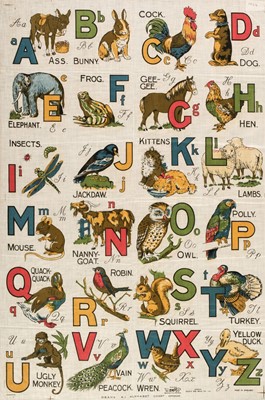 Lot 427 - Dean's Rag Book Co. Ltd. Dean's A1 Alphabet Chart, circa 1922