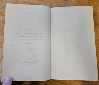 Lot 256 - Cochrane (Charles). Journal of a Residence and Travels in Colombia, 2 volumes, 1st edition, 1825