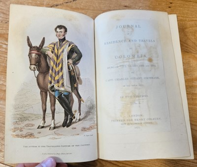 Lot 256 - Cochrane (Charles). Journal of a Residence and Travels in Colombia, 2 volumes, 1st edition, 1825