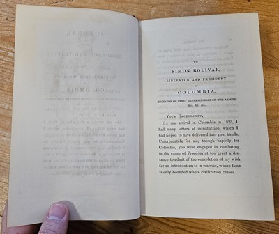Lot 256 - Cochrane (Charles). Journal of a Residence and Travels in Colombia, 2 volumes, 1st edition, 1825