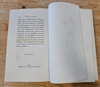 Lot 256 - Cochrane (Charles). Journal of a Residence and Travels in Colombia, 2 volumes, 1st edition, 1825