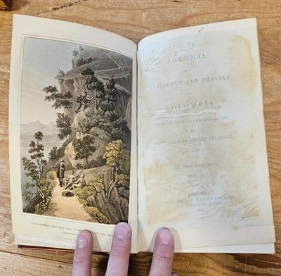 Lot 256 - Cochrane (Charles). Journal of a Residence and Travels in Colombia, 2 volumes, 1st edition, 1825