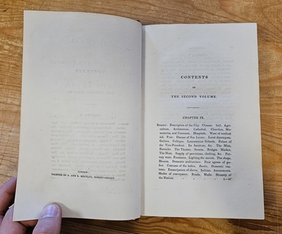 Lot 256 - Cochrane (Charles). Journal of a Residence and Travels in Colombia, 2 volumes, 1st edition, 1825