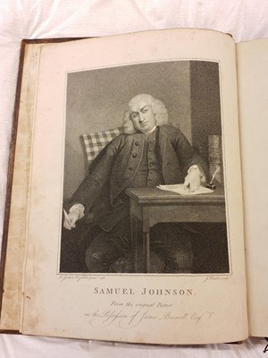 Lot 168 - Boswell (James). The Life of Samuel Johnson, 2 volumes, 1st edition, 1791